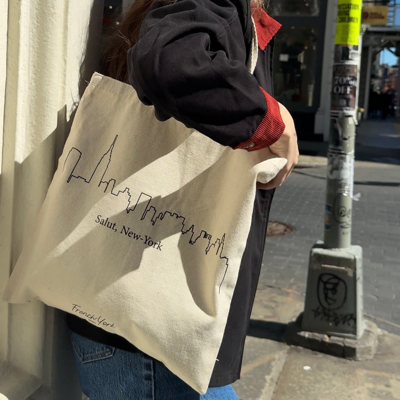 Tote bag Salut