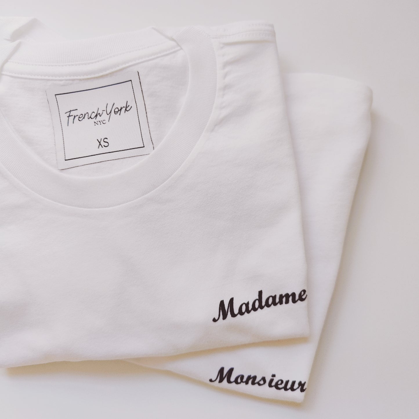 Match t-shirts madame/monsieur wom(men)