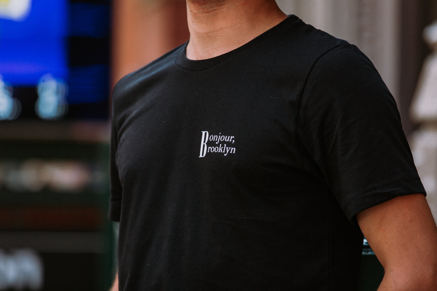 Men unisex T-shirt Bonjour Brooklyn