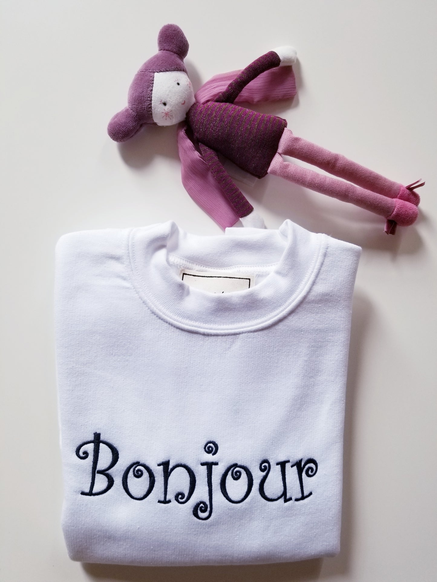 Kids sweater Unisex Bonjour