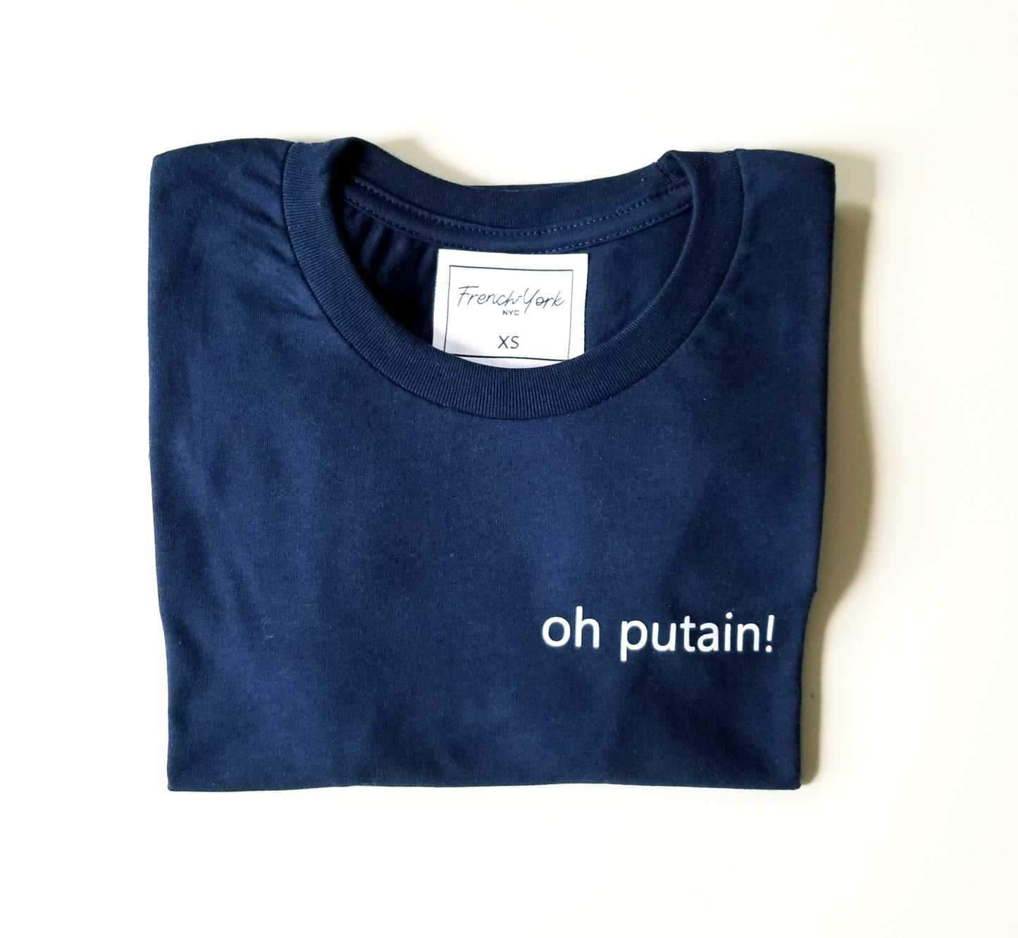 Oh Putain! Mens Navy T-shirt