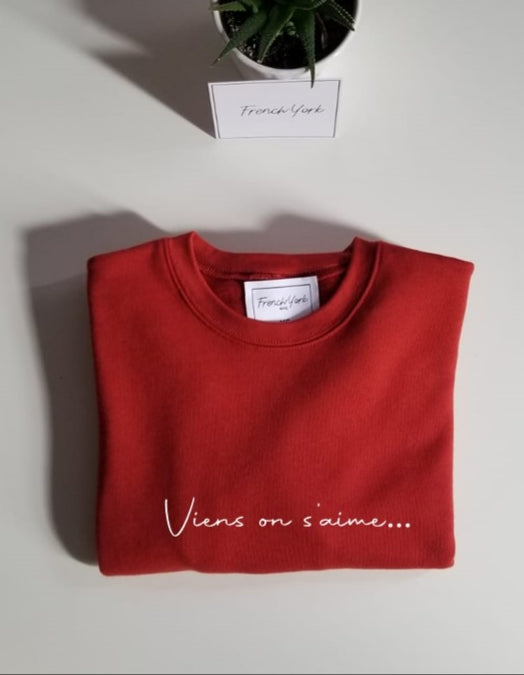 Sweater Viens on s'aime wom(men)