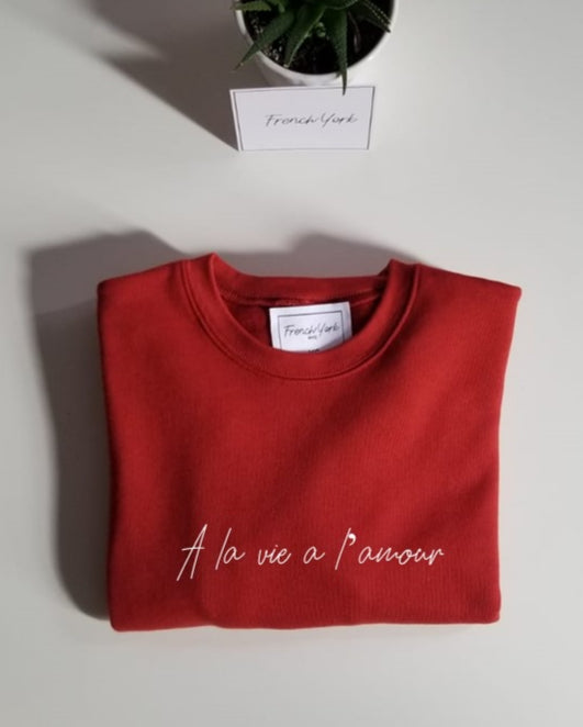 Sweater A la vie à l'amour Men