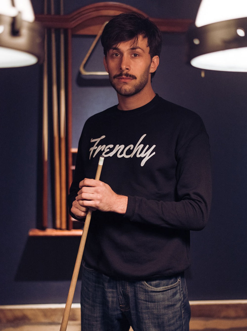 Men Sweater black Frenchy