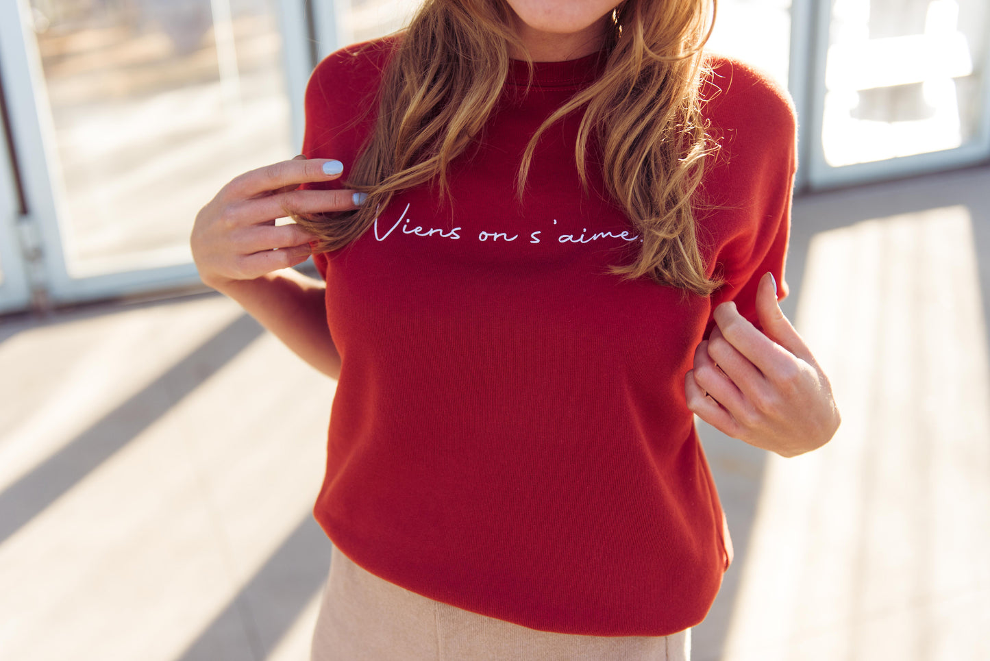Sweater Viens on s'aime wom