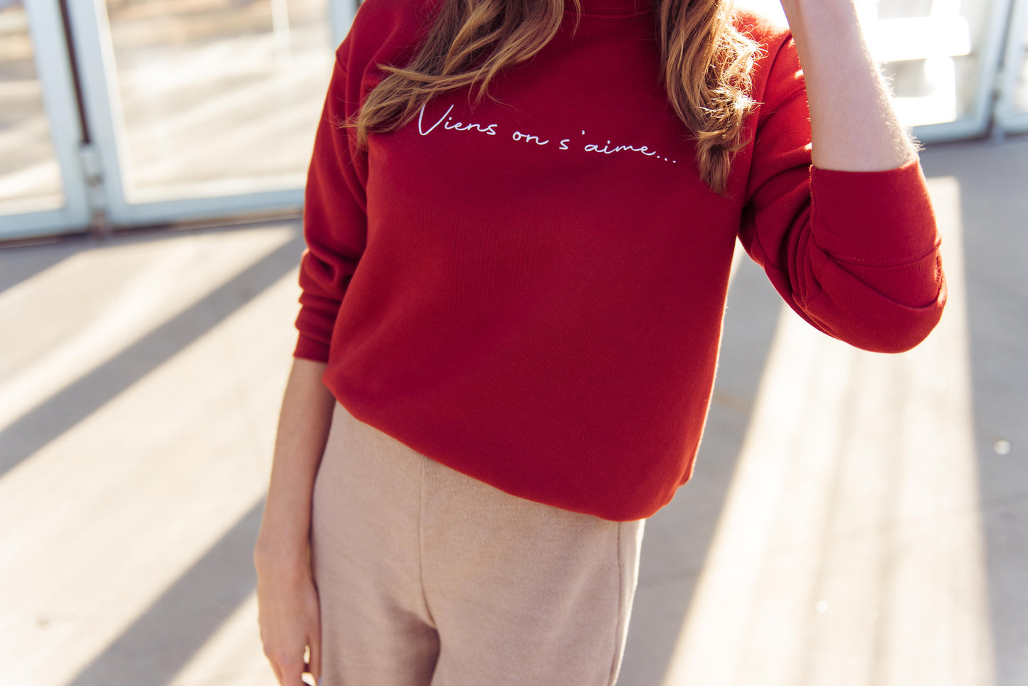 Sweater Viens on s'aime wom