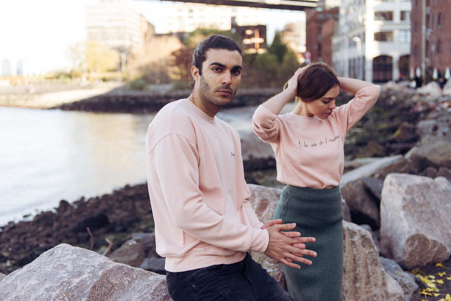 Sweater A la vie à l'amour Men