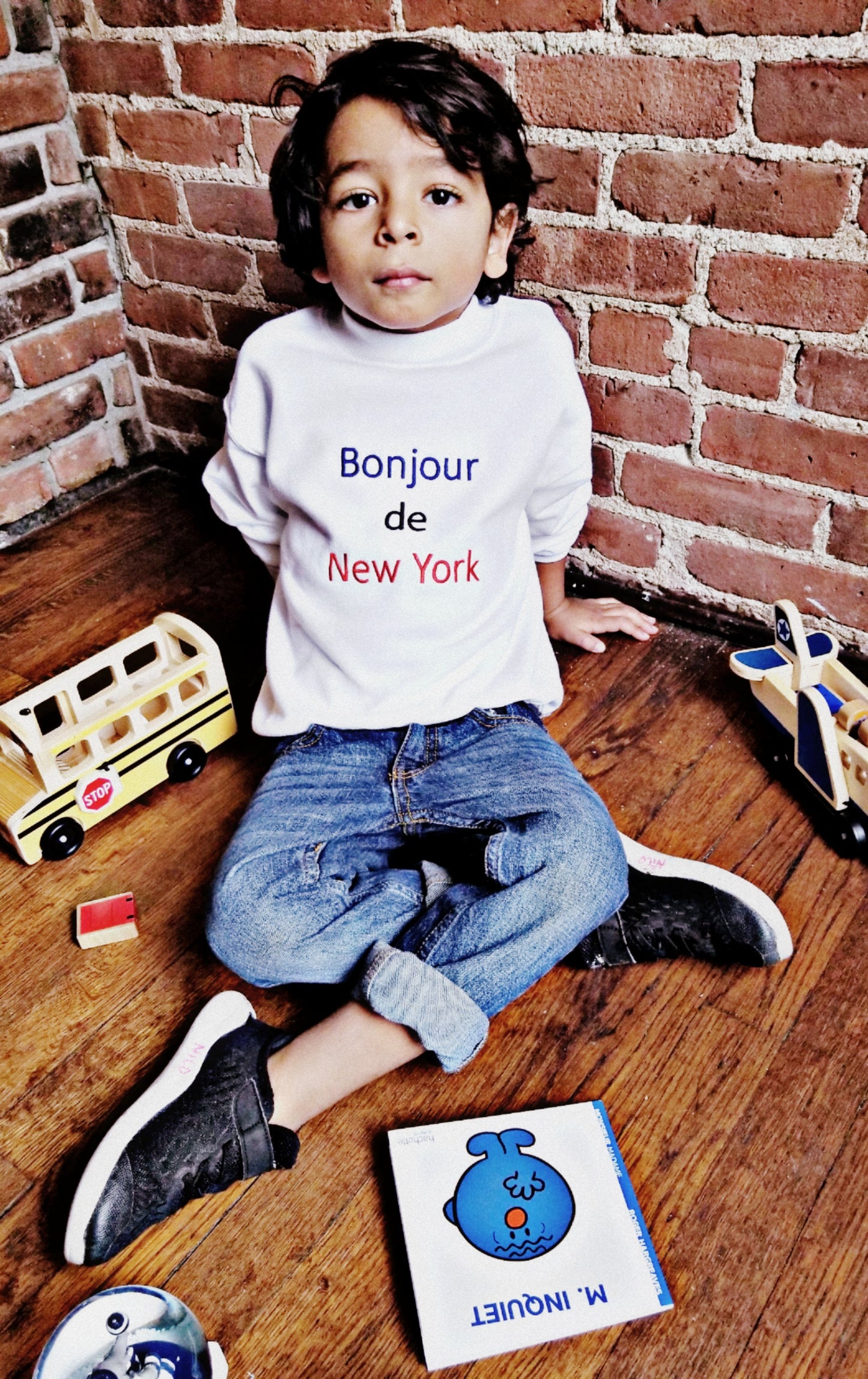 Kids sweater Unisex Bonjour de New York