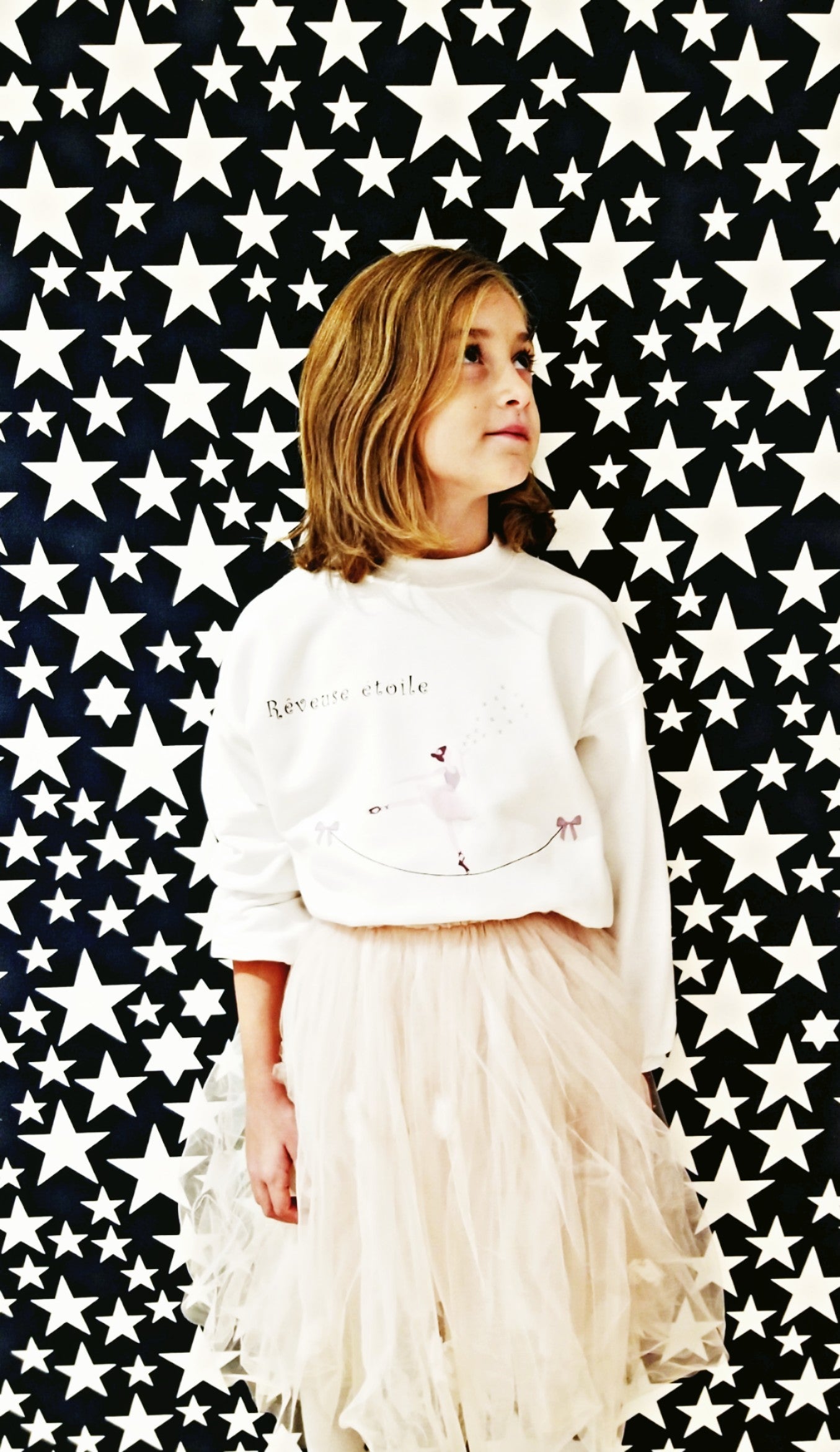 Kids sweater Girl Rêveuse étoile