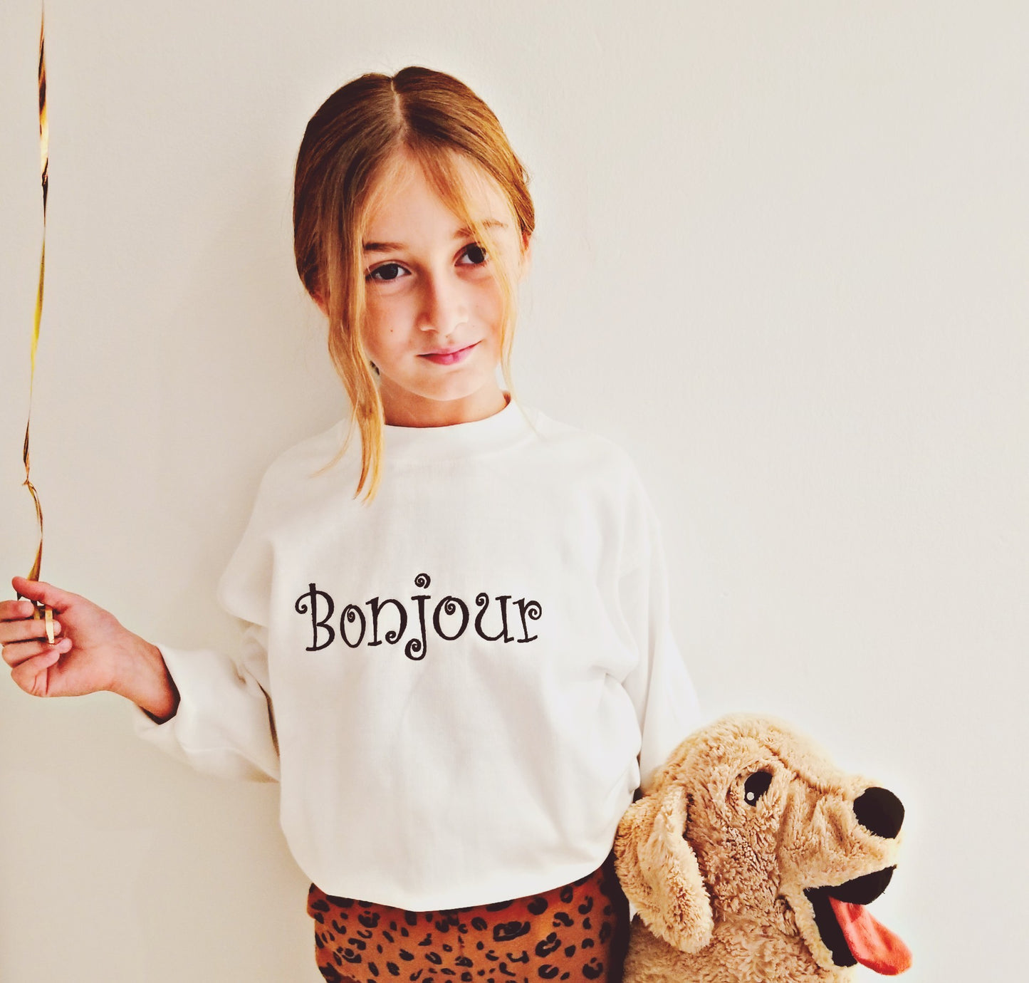 Kids sweater Unisex Bonjour