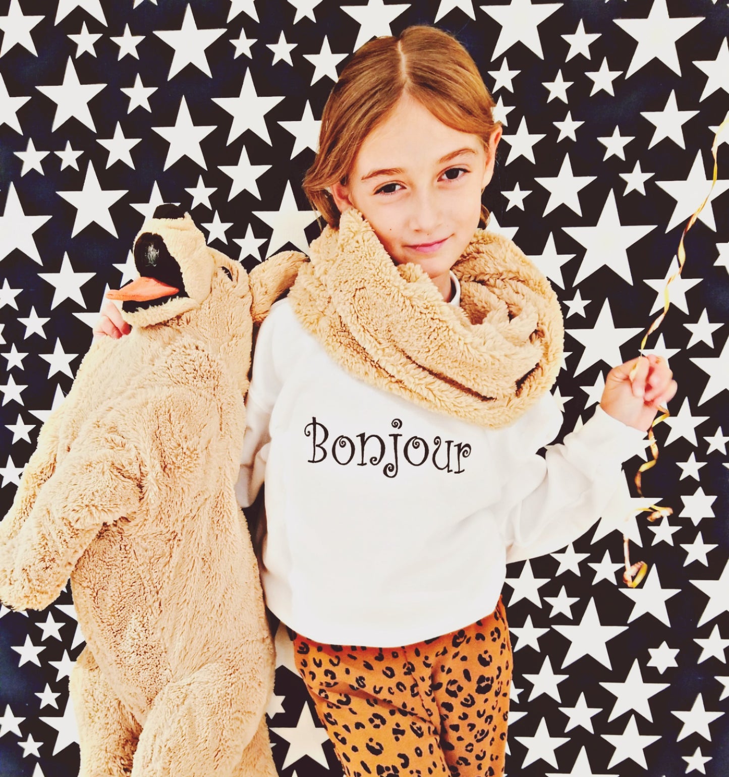 Kids sweater Unisex Bonjour