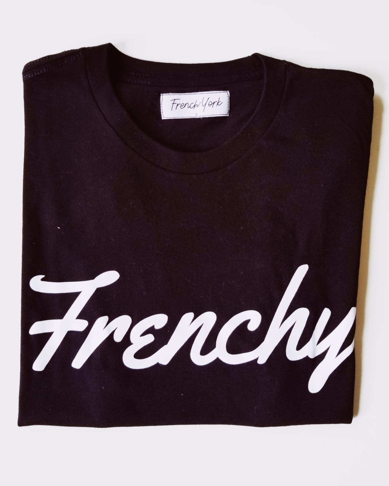Men unisex T-shirt Frenchy Black