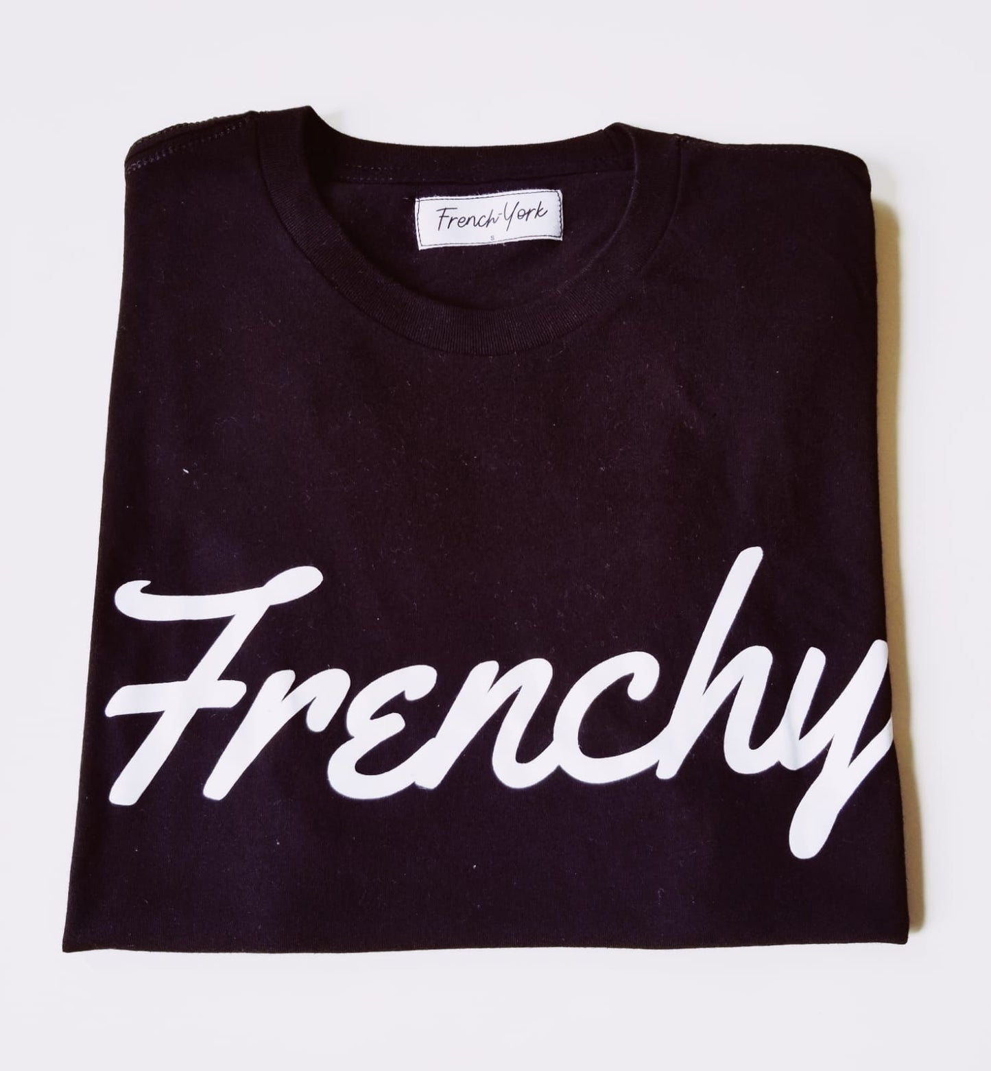 Men unisex T-shirt Frenchy Black