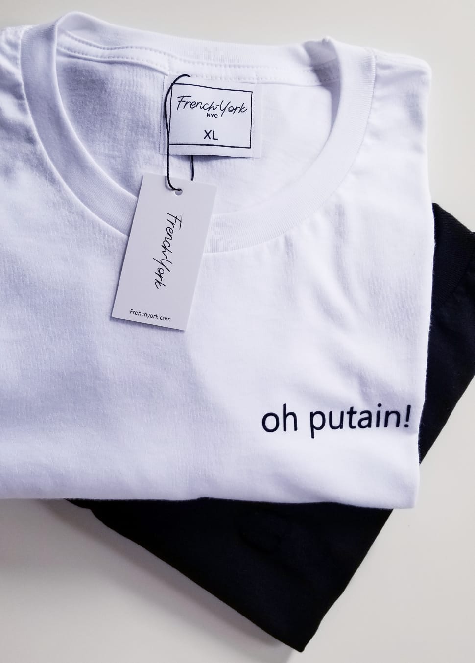 Oh Putain! Mens Navy T-shirt