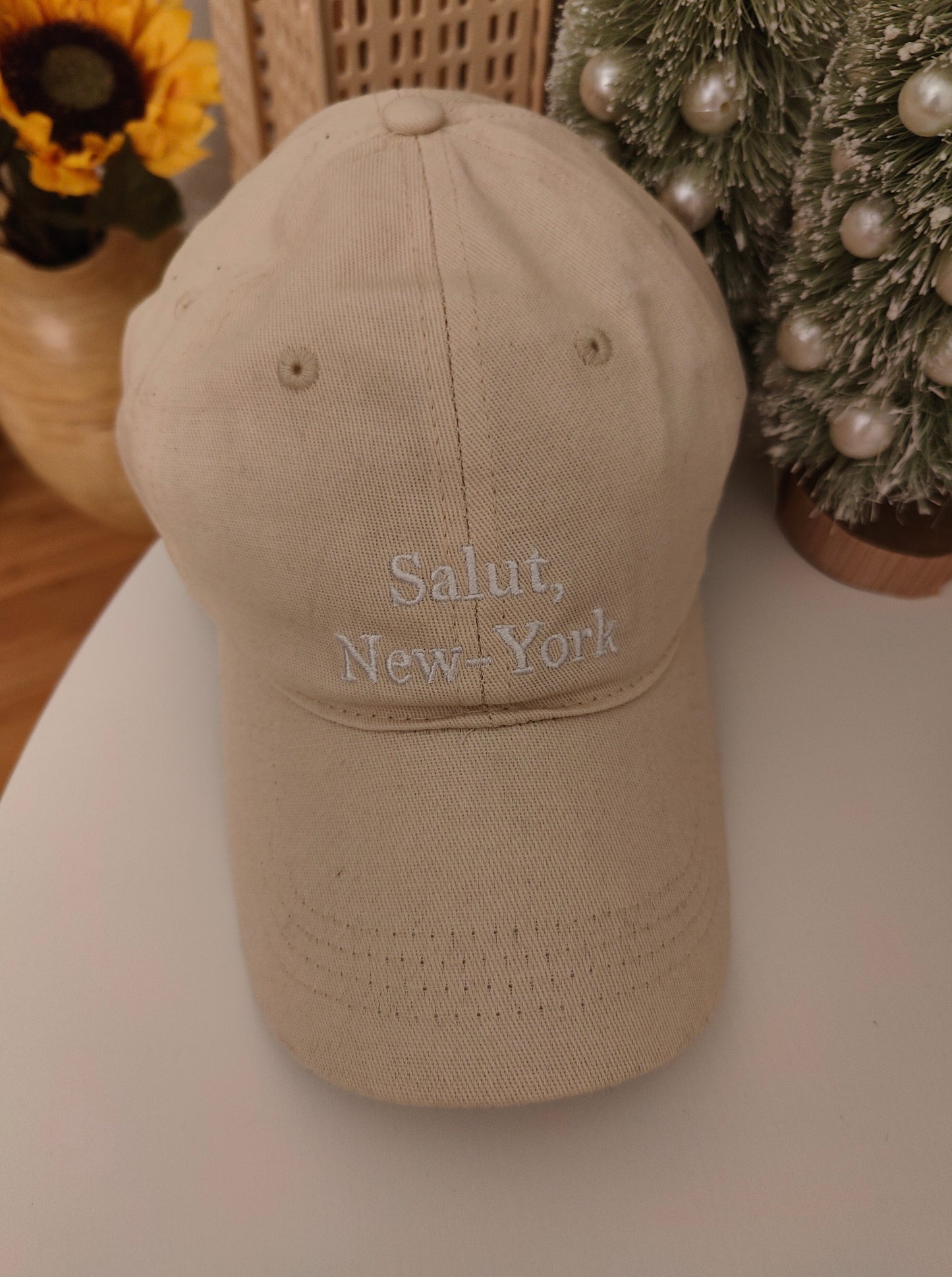 Cap New York beige wom(men)