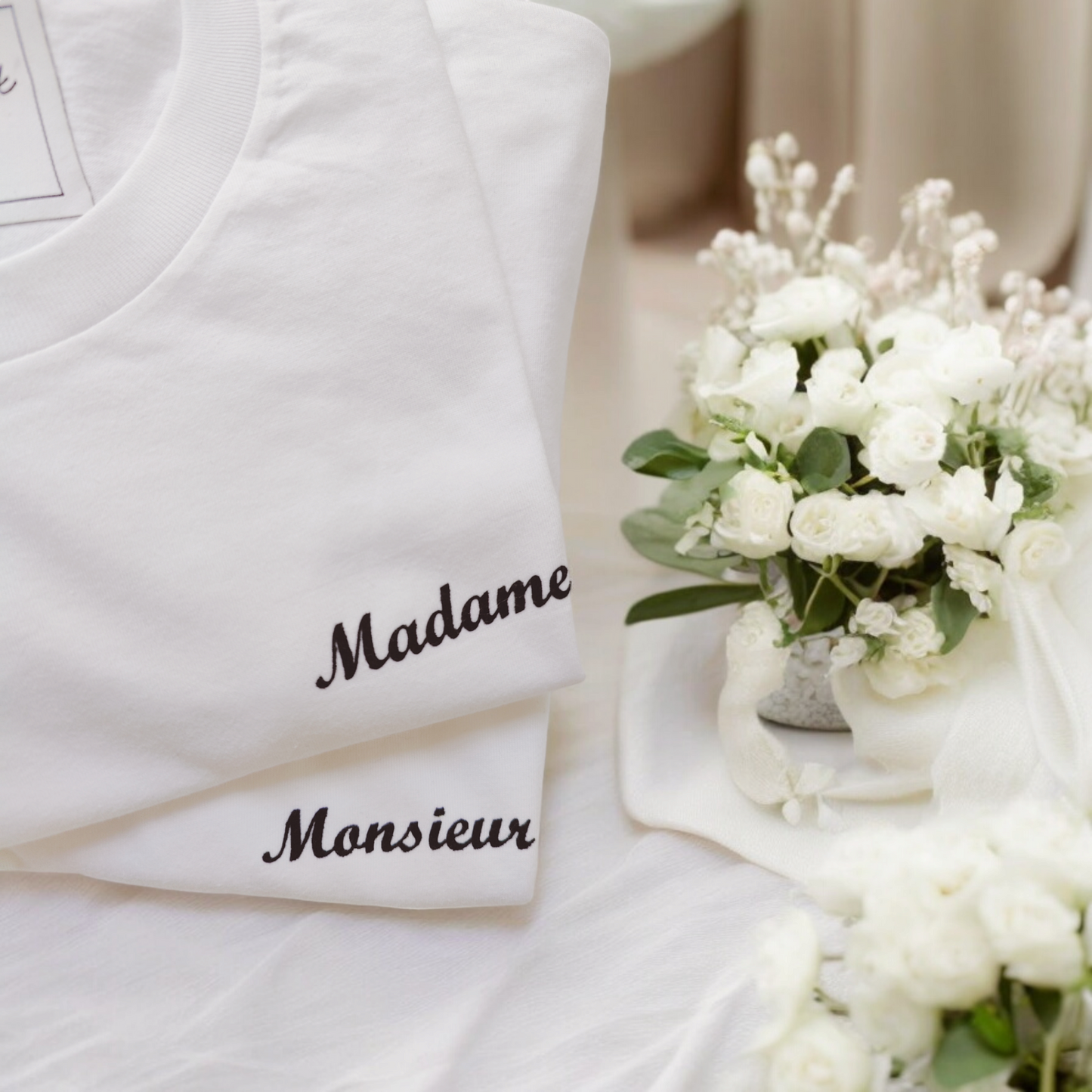 Match t-shirts madame/monsieur  wom(men)