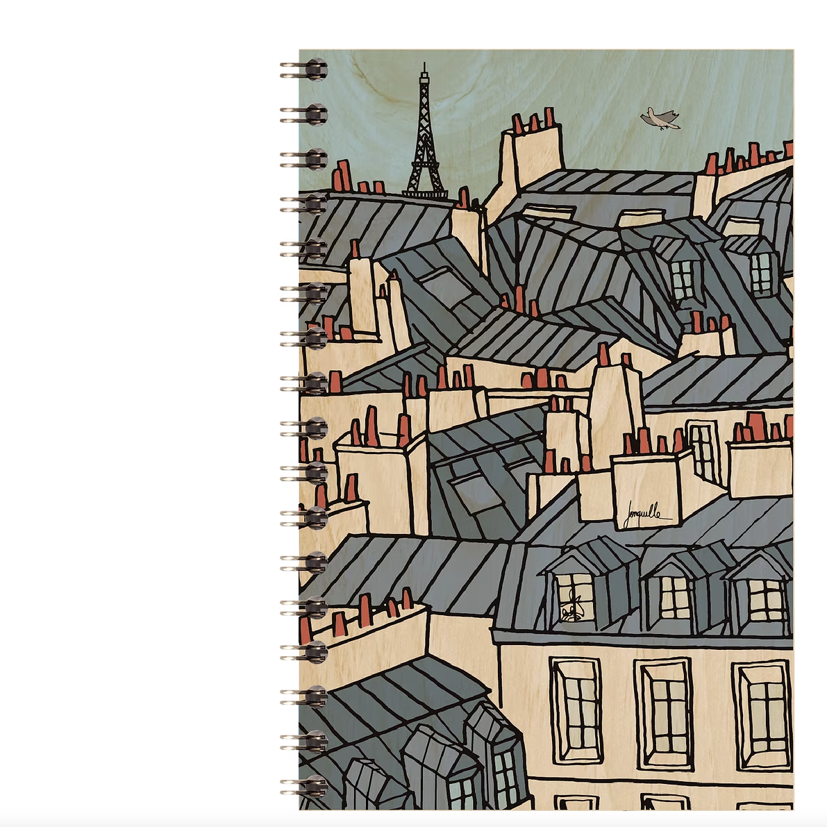 Notebook toits Paris
