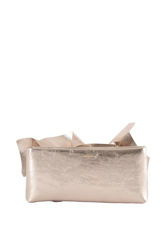 Midnight Bloom Clutch Gold bag