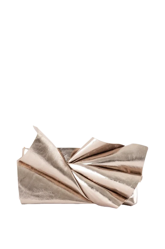 Midnight Bloom Clutch Gold bag