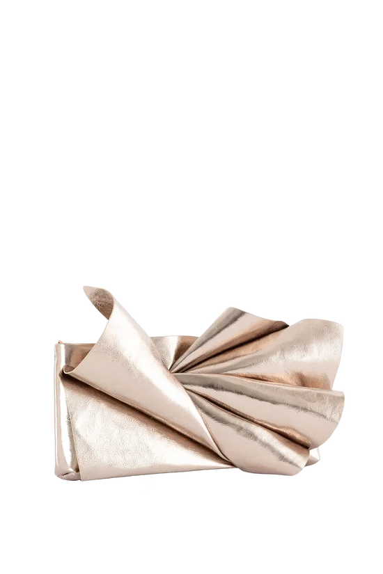 Midnight Bloom Clutch Gold bag
