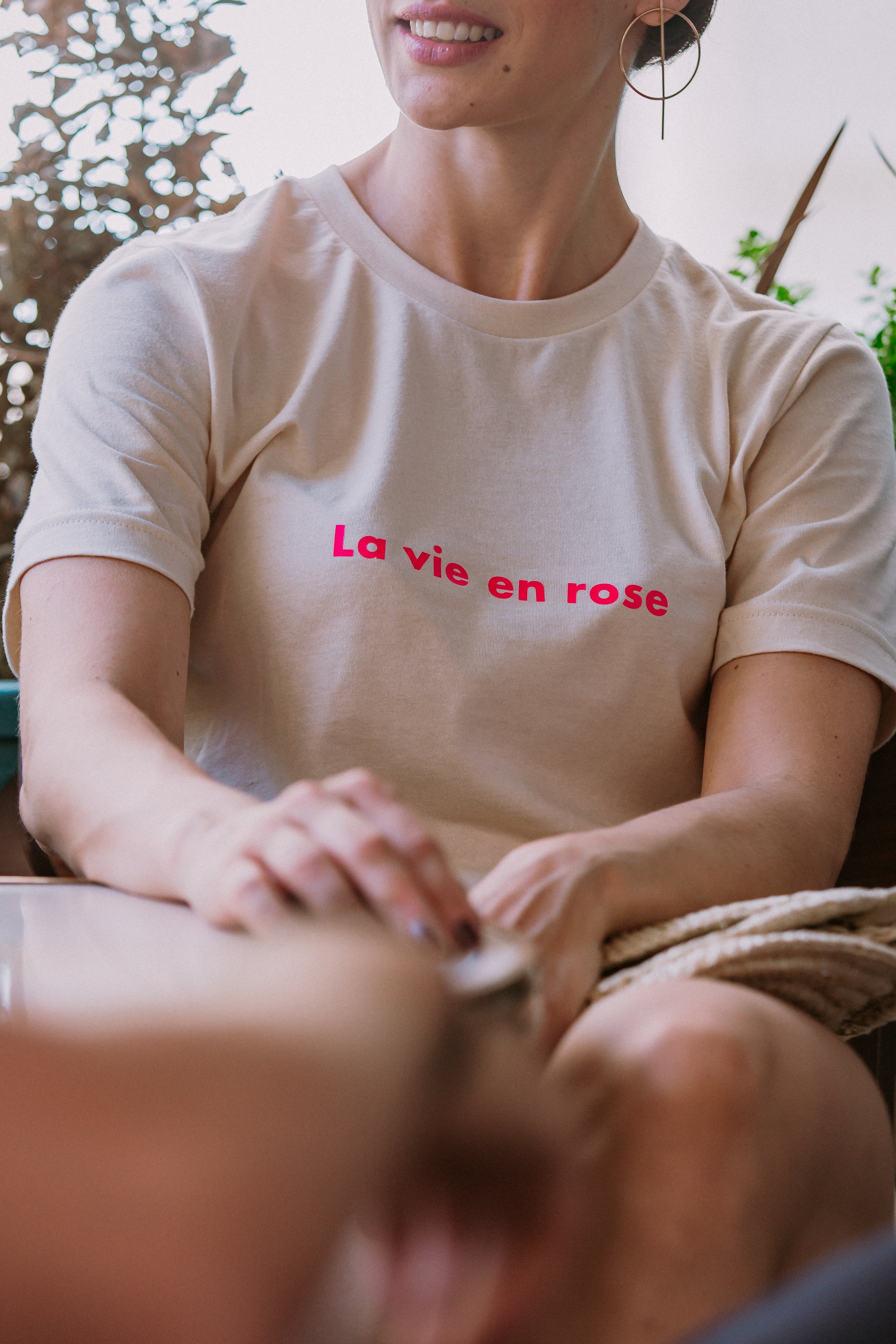 Tee shirt la vie en rose hot sale