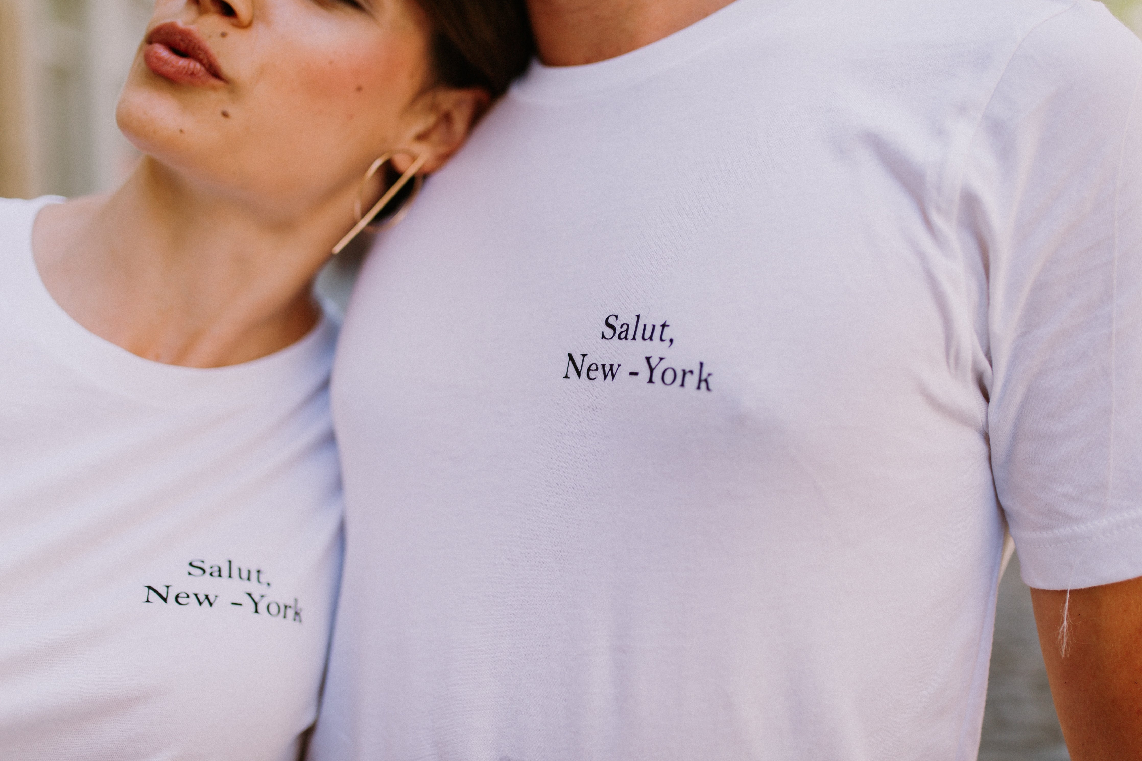 Salut NYC T shirt Wom French York