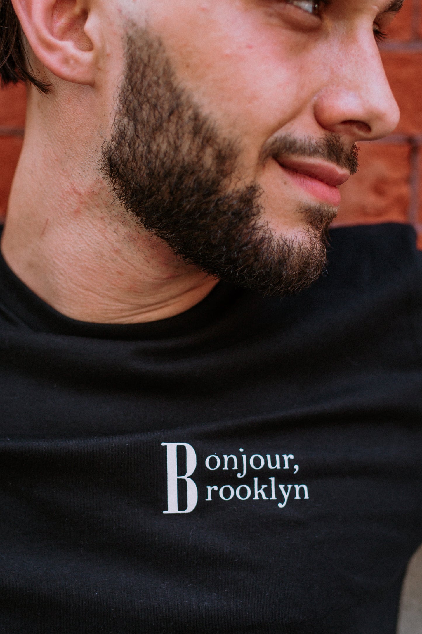 Men unisex T-shirt Bonjour Brooklyn