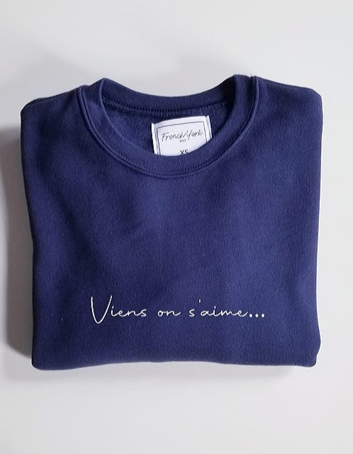 Sweater Viens on s'aime wom