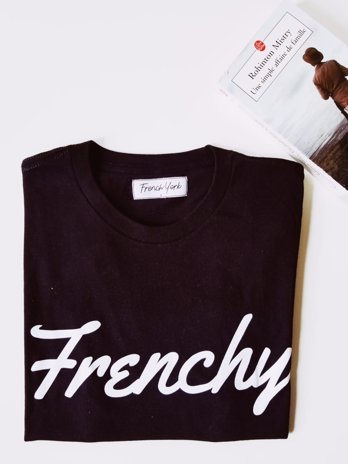 Men unisex T-shirt Frenchy Black